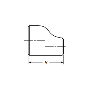 کاهنده خارج از مرکز جوش لب به لب